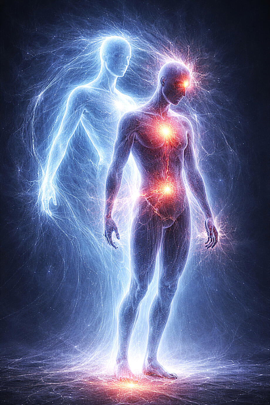 When the spirit sits out of alignment with the physical body, it causes the energy field to become disrupted or thinned. Physical sensations or early indicators that something needs realignment may then surface.