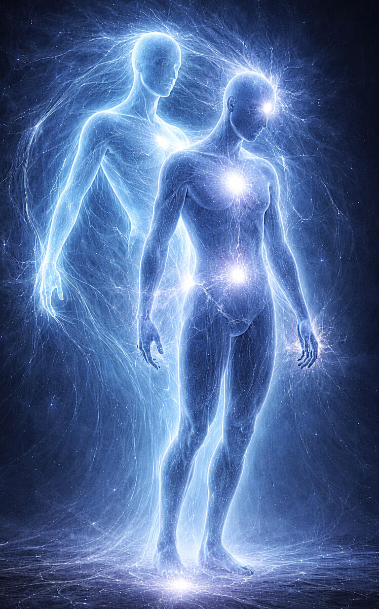 When the spirit sits out of alignment with the physical body, it causes the energy field to become disrupted or thinned. Physical sensations or early indicators that something needs realignment may then surface.