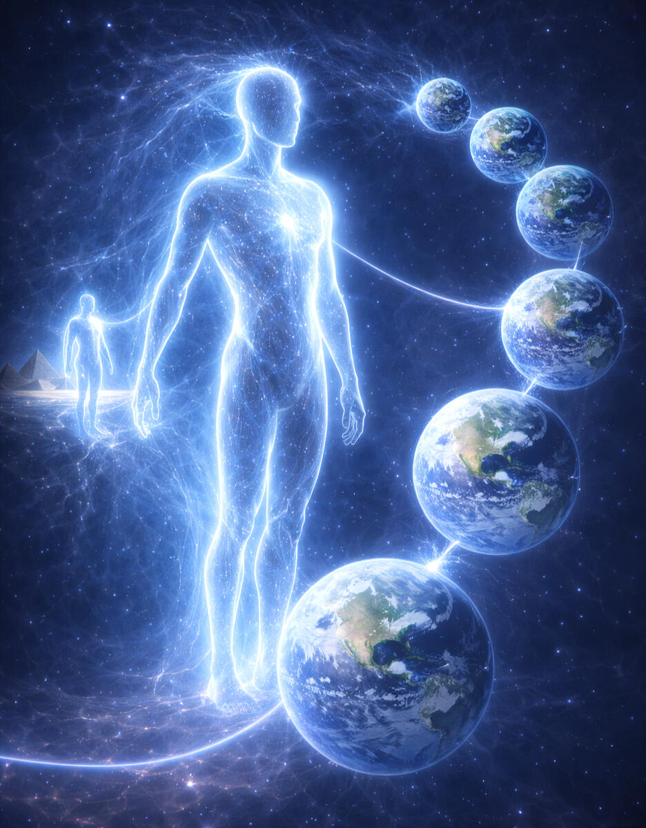 Some difficulties are born during childhood or arise later through traumatic events. Others trace back much further, originating in another timeline within our universe or a parallel universe - unfolding like a domino effect.