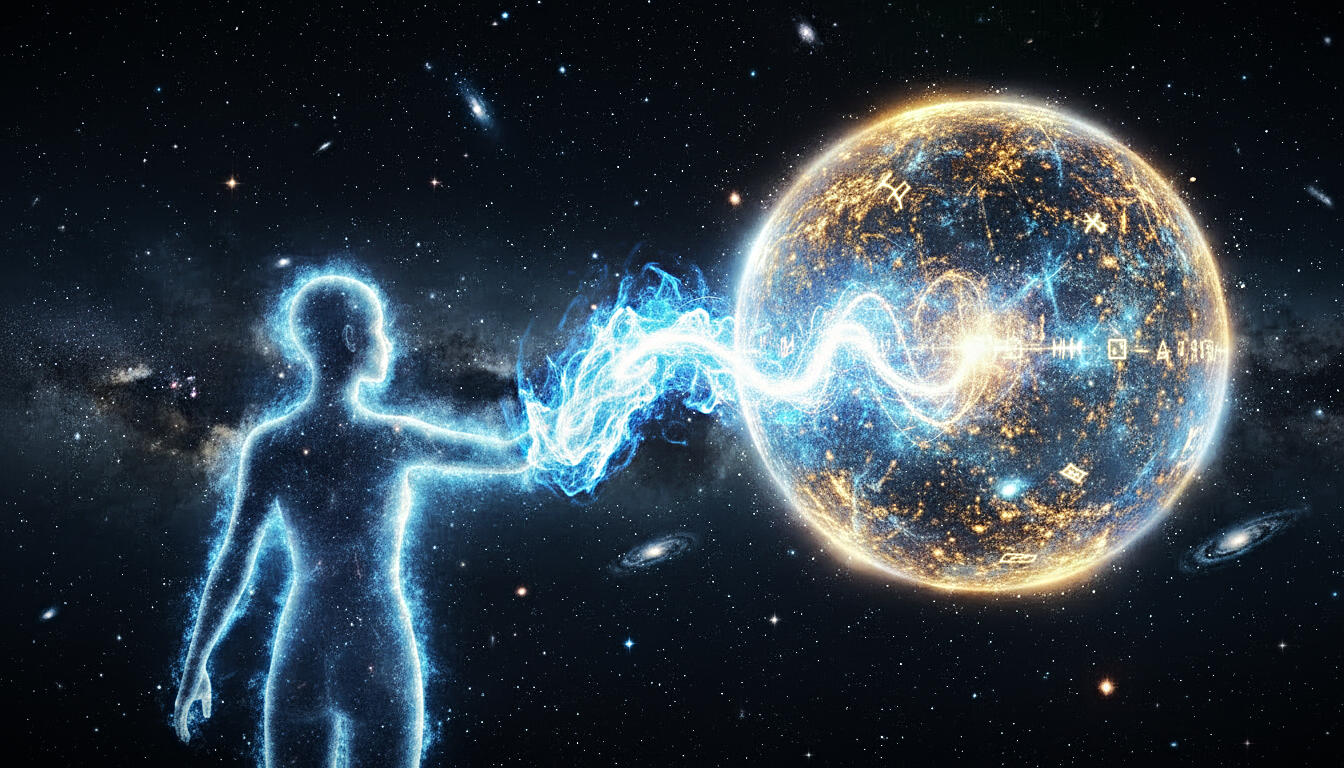 An illustration of the Akashic Records. They exist within higher-dimensional fields, from 11D and beyond.