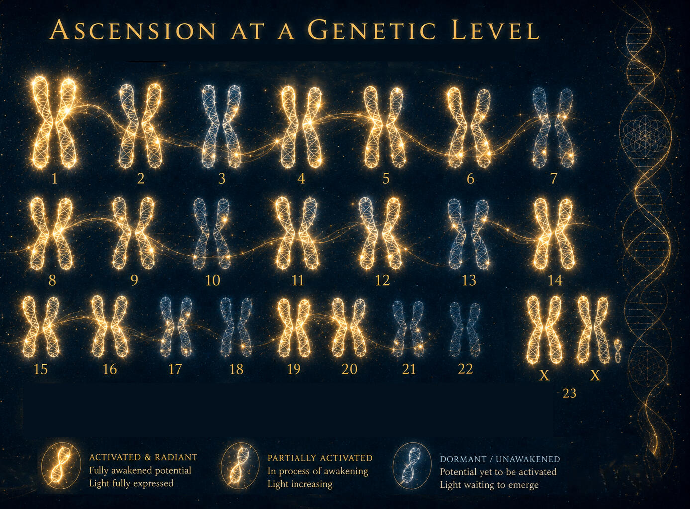 Awakening the light with our DNA.